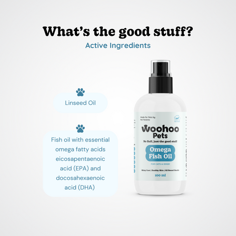 Active ingredients in Omega Fish Oil for pets